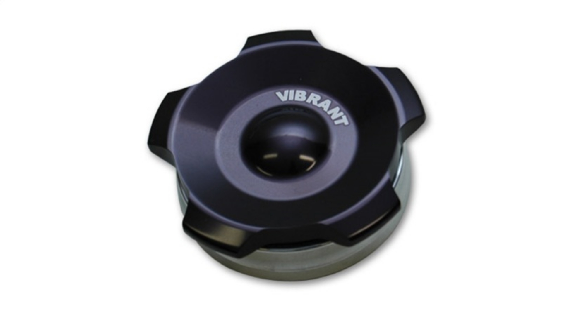 Picture of Vibrant 2-75in OD Aluminum Weld Bungs w- Anodized Black Aluminum Threaded Cap incl- O-Ring