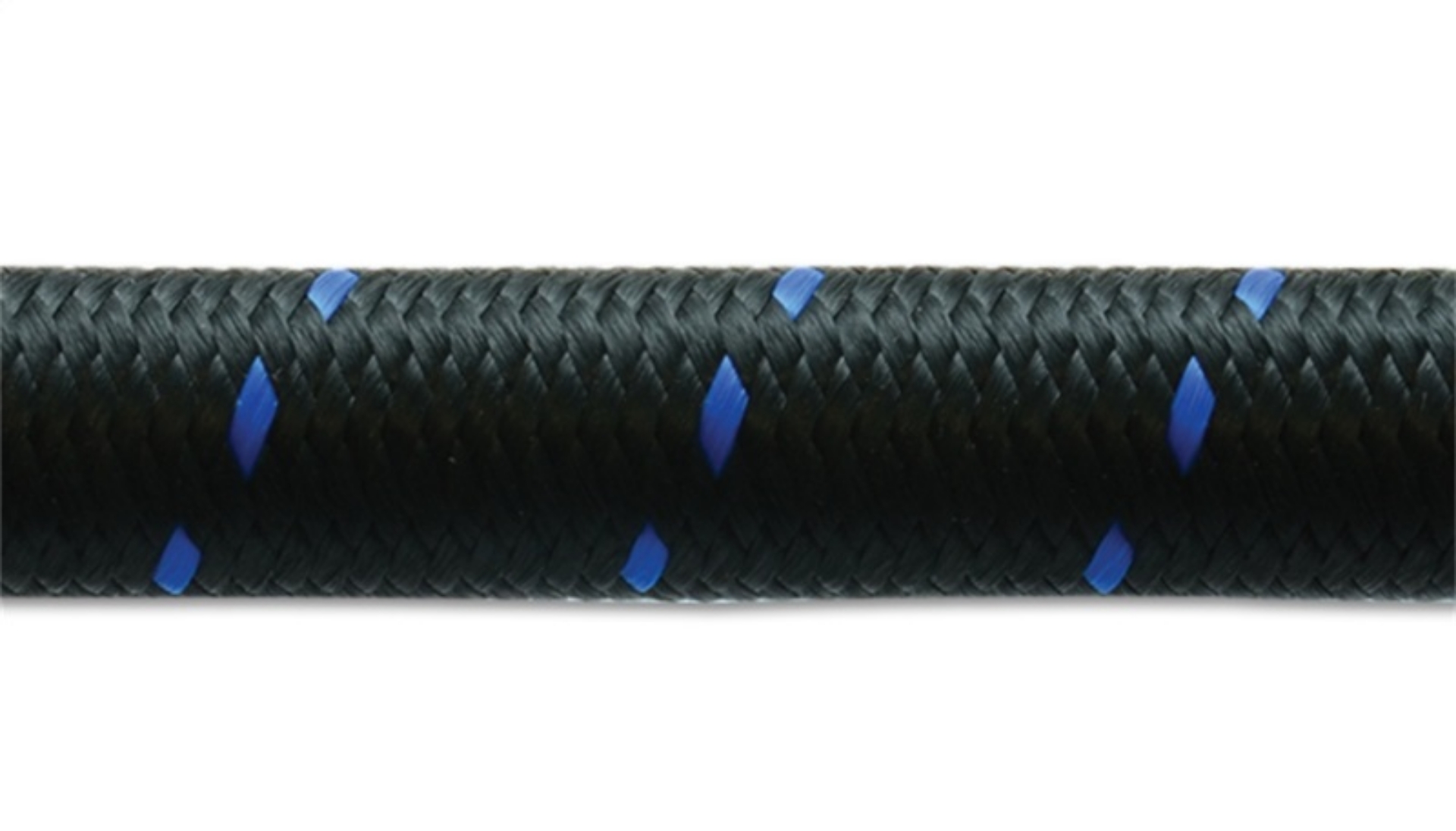 Picture of Vibrant -4 AN Two-Tone Black-Blue Nylon Braided Flex Hose 2 foot roll