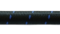Picture of Vibrant -8 AN Two-Tone Black-Blue Nylon Braided Flex Hose 2 foot roll