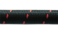 Picture of Vibrant -8 AN Two-Tone Black-Red Nylon Braided Flex Hose 5 foot roll