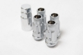 Picture of Wheel Mate 12x1-25 48mm Muteki SR48 Silver Open End Locking Lug Nut - Set of 4