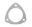 Picture of Vibrant 3-Bolt High Temperature Exhaust Gasket 2-25in I-D