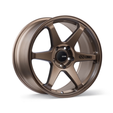 Picture of Enkei T6R 18x9-5 38mm Offset 5x114-3 Bolt Pattern 72-6 Bore Copper Wheel