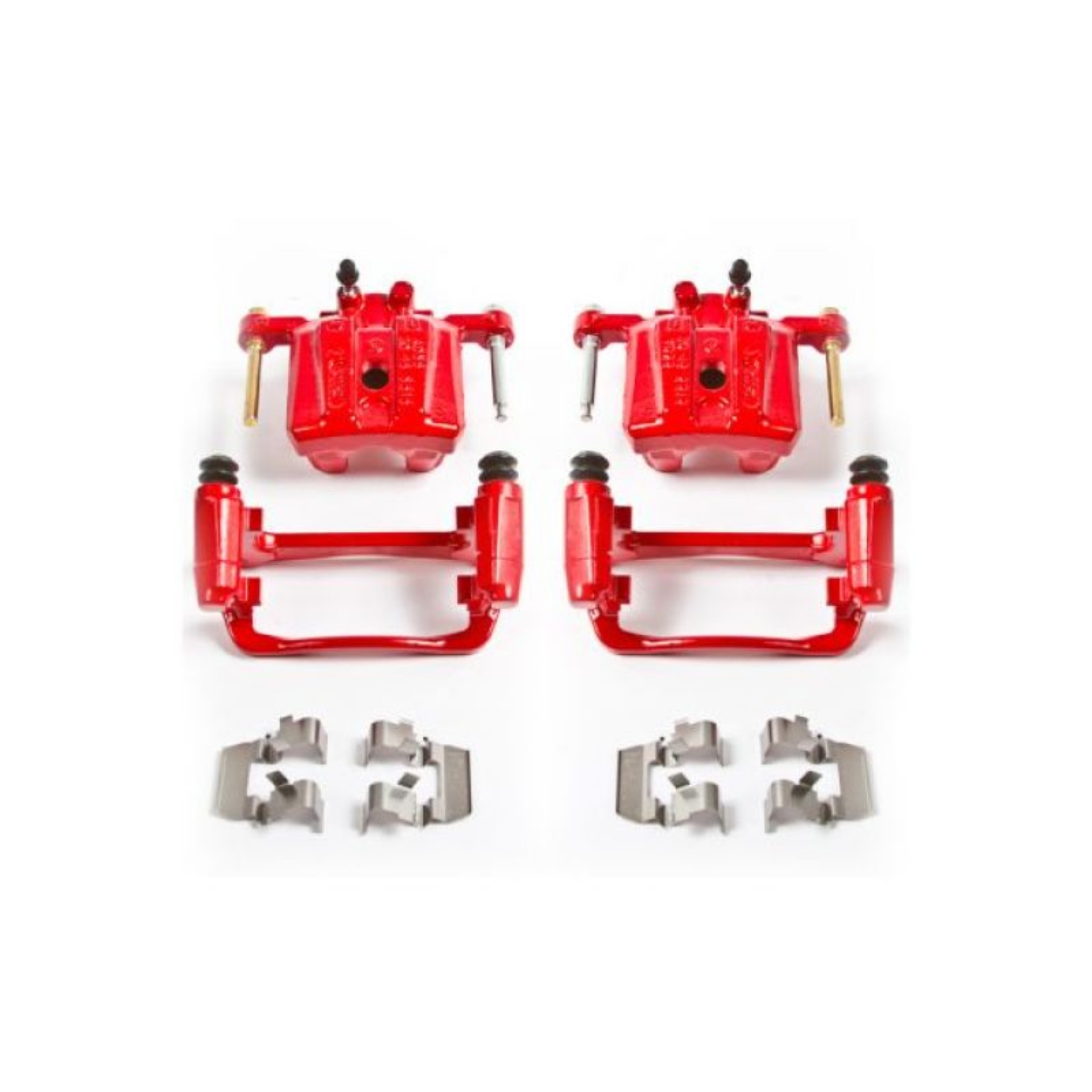 Picture of Power Stop 06-12 Mitsubishi Eclipse Rear Red Calipers w-Brackets - Pair
