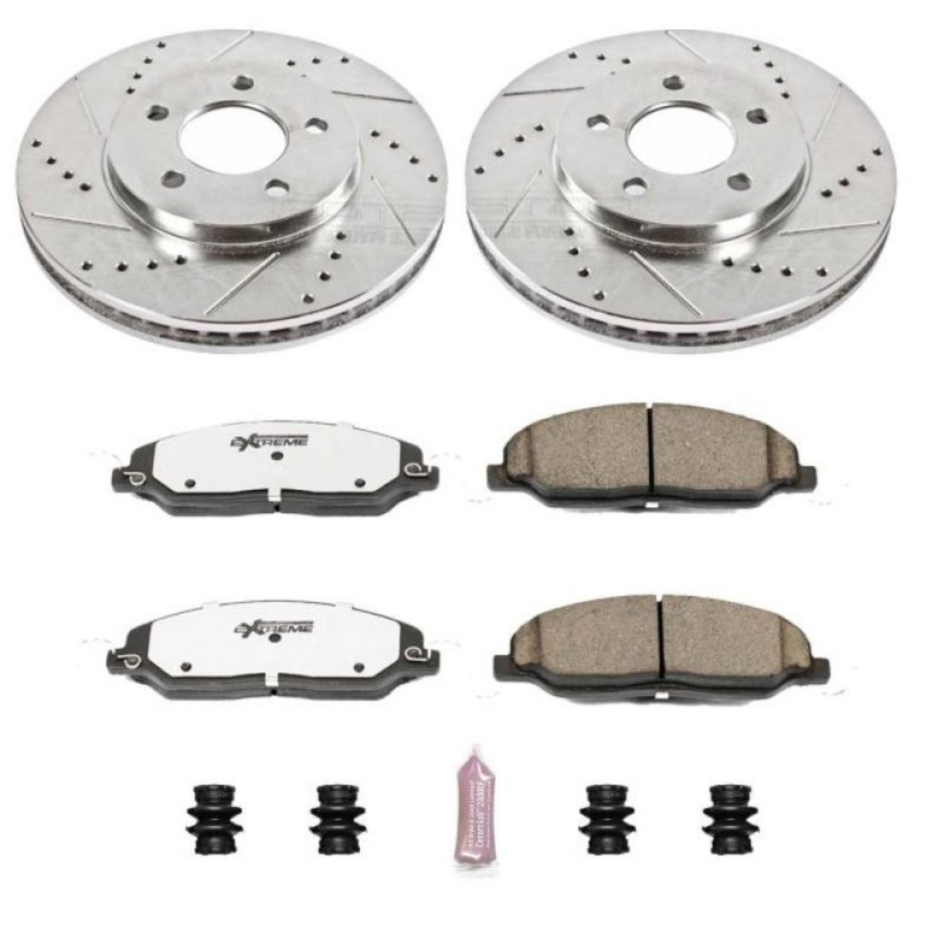 Picture of Power Stop 05-10 Ford Mustang Front Z26 Street Warrior Brake Kit