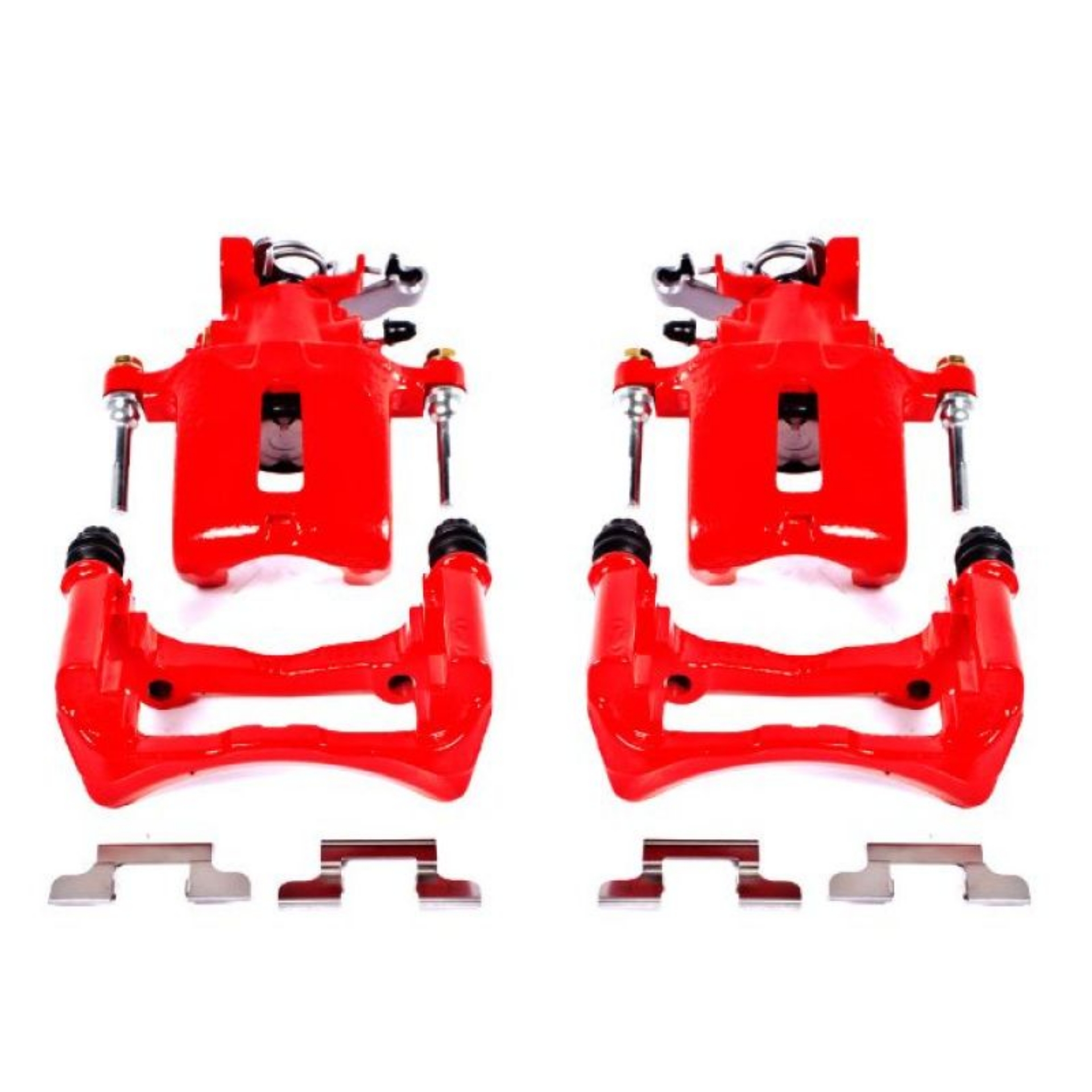 Picture of Power Stop 05-14 Ford Mustang Rear Red Calipers w-Brackets - Pair