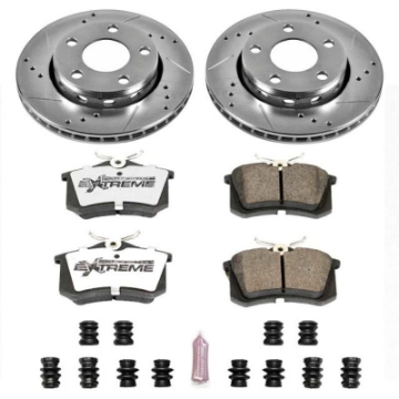 Picture of Power Stop 00-02 Audi S4 Rear Z26 Street Warrior Brake Kit