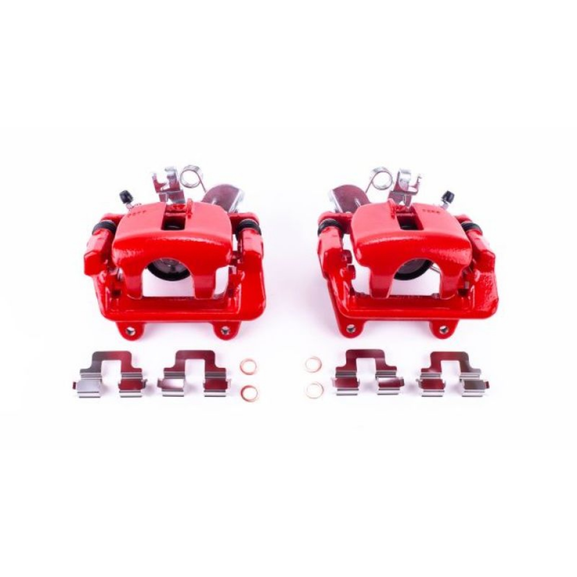 Picture of Power Stop 05-09 Audi A4 Rear Red Calipers w-Brackets - Pair