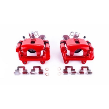 Picture of Power Stop 05-09 Audi A4 Rear Red Calipers w-Brackets - Pair