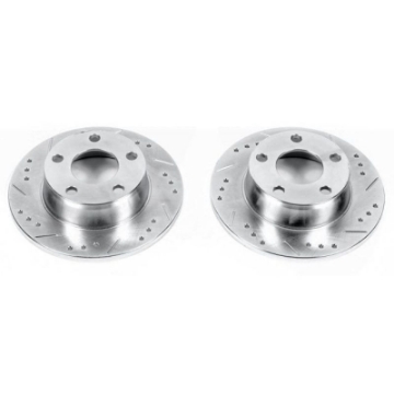 Picture of Power Stop 99-04 Audi A6 Quattro Rear Evolution Drilled & Slotted Rotors - Pair