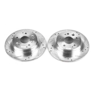 Picture of Power Stop 99-03 Acura TL Rear Evolution Drilled & Slotted Rotors - Pair