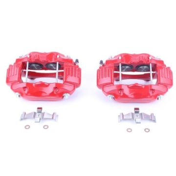 Picture of Power Stop 05-10 Chrysler 300 Front Red Calipers w-o Brackets - Pair