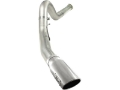 Picture of aFe MACHForce XP 5in DPF-Back Stainless Steel Exh Sys, polished tip,Ford Diesel Trucks 11-14 V8-6-7L
