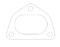 Picture of Cometic Ford-Coswroth BDA 3-Bolt -064 AM Exhaust Gasket