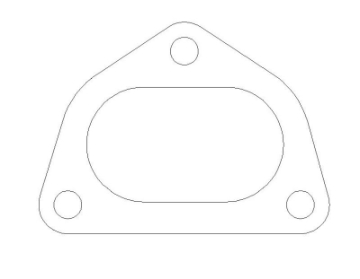 Picture of Cometic Ford-Coswroth BDA 3-Bolt -064 AM Exhaust Gasket