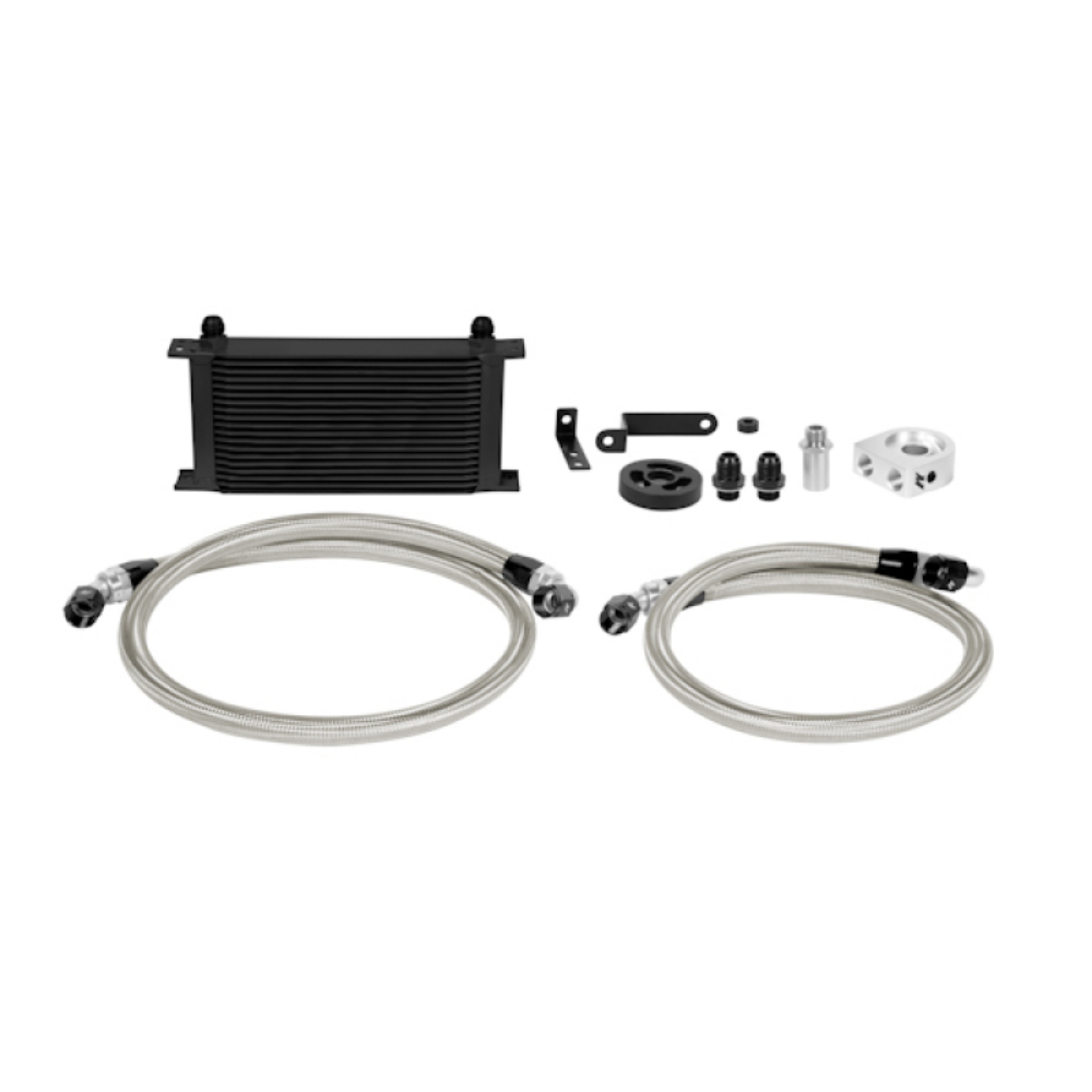 Picture of Mishimoto 08-14 Subaru WRX Oil Cooler Kit - Black