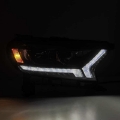 Picture of AlphaRex 2019+ Ford Ranger PRO-Series Proj Headlights Plank Style Black w-Seq Signal-DRL