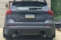 Picture of Rally Armor 12-19 Ford Focus ST - 16-19 RS Red Mud Flap w-White Logo