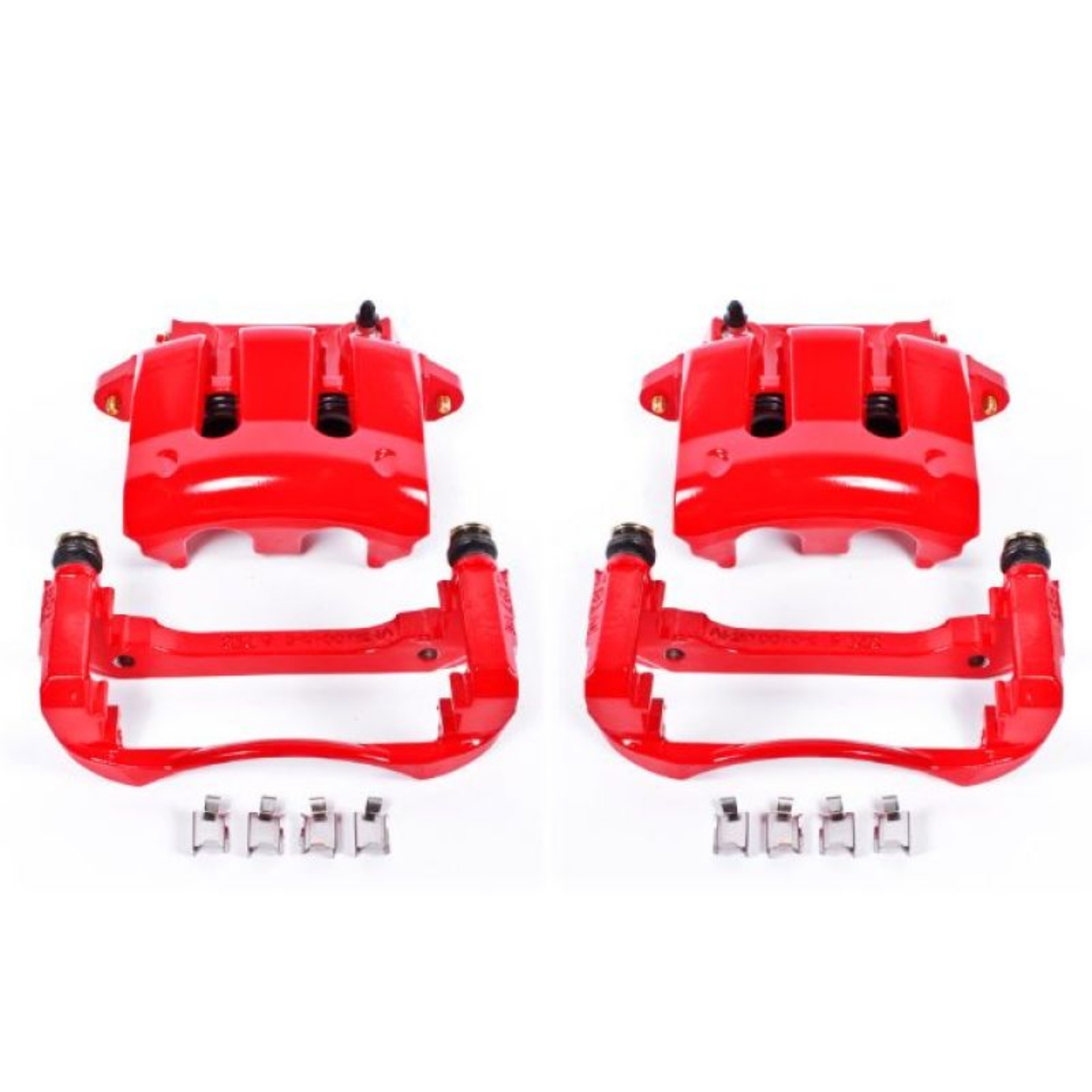 Picture of Power Stop 05-10 Ford Mustang Front Red Calipers w-Brackets - Pair