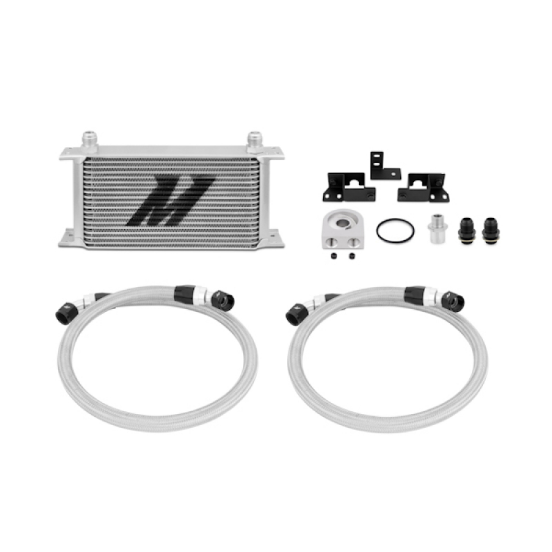Picture of Mishimoto 07-11 Jeep Wrangler JK Oil Cooler Kit - Silver