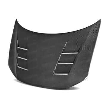 Picture of Seibon 12-13 Honda Civic 2dr TS-Style Carbon Fiber Hood