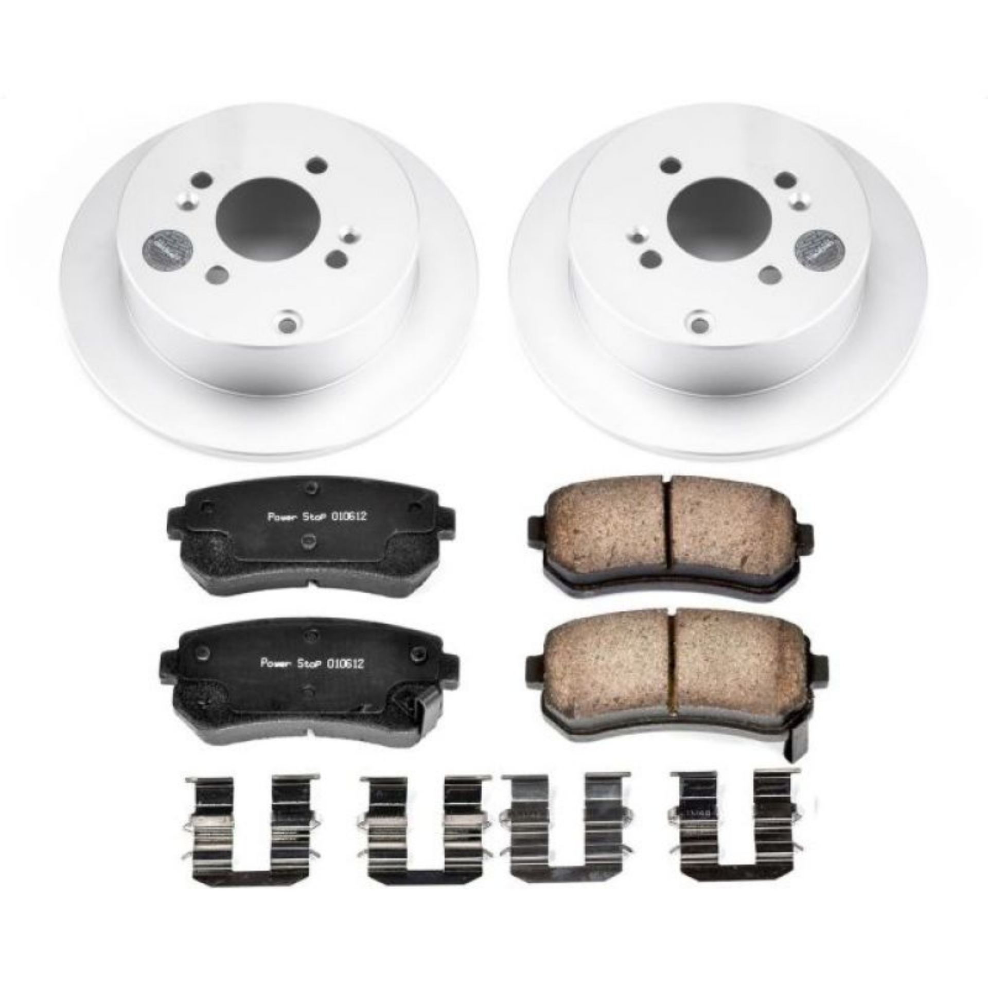 Picture of Power Stop 06-07 Hyundai Accent Rear Z17 Evolution Geomet Coated Brake Kit