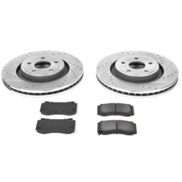 Picture of Power Stop 06-10 Jeep Grand Cherokee Front Z23 Evolution Sport Brake Kit