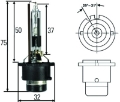 Picture of Hella HID Capsule D2R 12V 35W Bulb