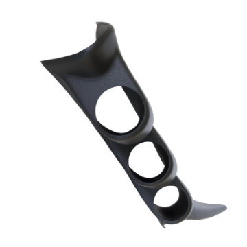 Picture of Autometer 99-06 GMC Sierra-Dmax w- speaker Triple Pillar - Black