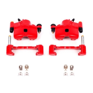 Picture of Power Stop 90-00 Honda Civic Front Red Calipers w-Brackets - Pair