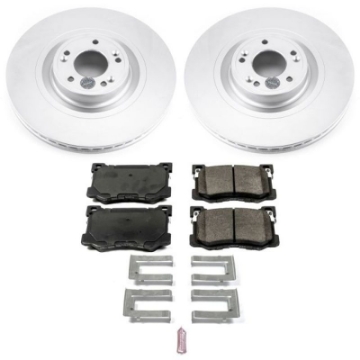 Picture of Power Stop 15-16 Hyundai Genesis Front Z17 Evolution Geomet Coated Brake Kit