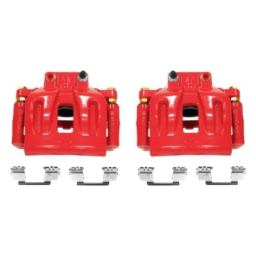 Picture of Power Stop 12-17 Chrysler 300 Front Red Calipers w-Brackets - Pair