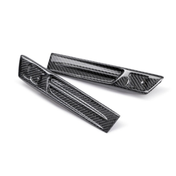 Picture of Seibon 09-10 Nissan GTR R35 Carbon Fiber Fender Duct Logos Pair