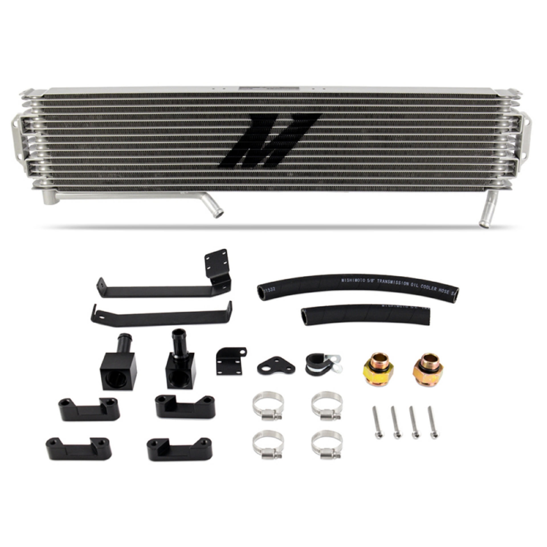Picture of Mishimoto 17-19 GM 6-6L Duramax L5P Transmission Cooler - Silver