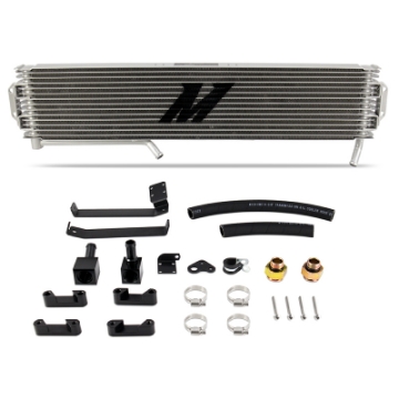 Picture of Mishimoto 17-19 GM 6-6L Duramax L5P Transmission Cooler - Silver