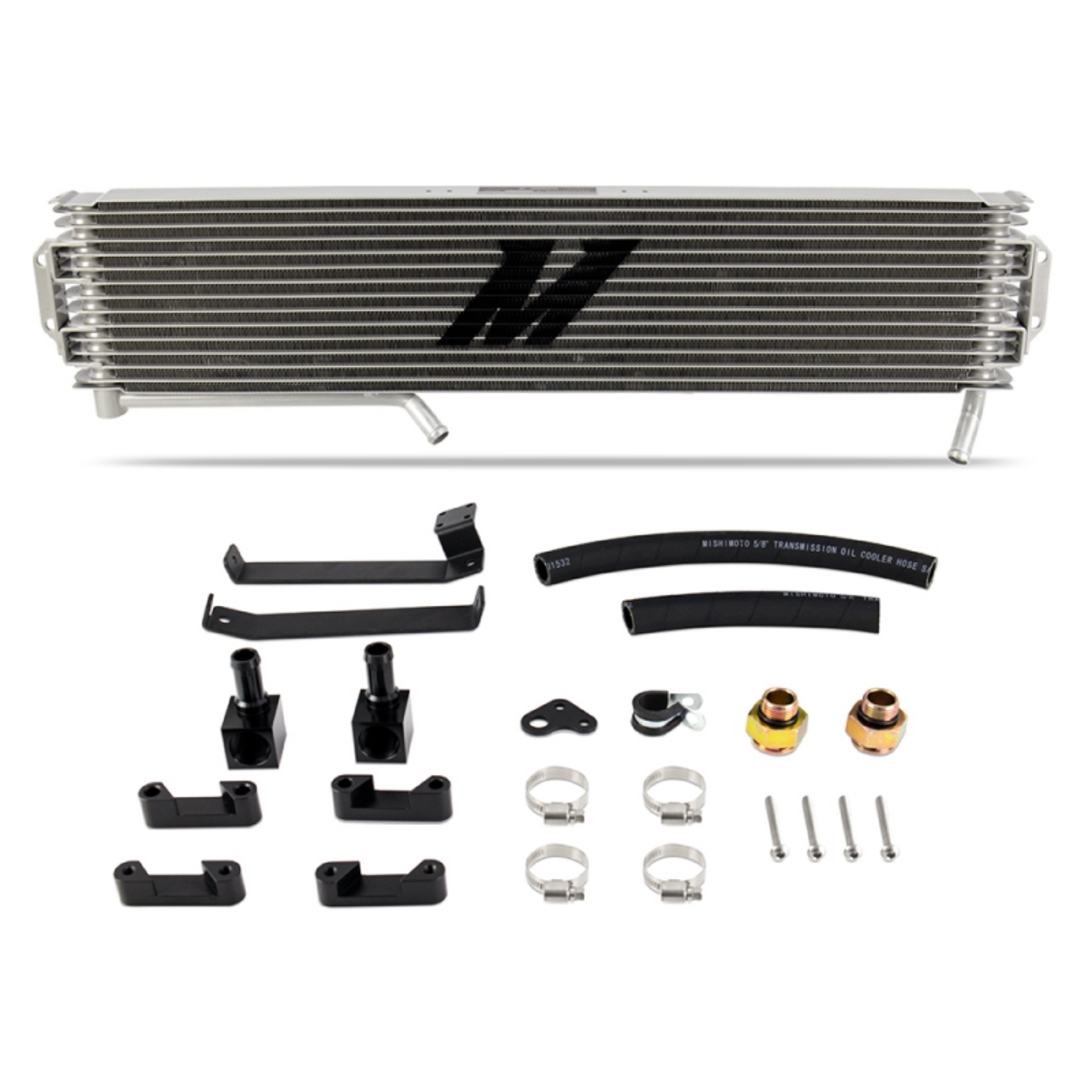 Picture of Mishimoto 15-16 GM 6-6L Duramax LML Transmission Cooler - Silver