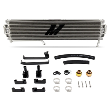 Picture of Mishimoto 15-16 GM 6-6L Duramax LML Transmission Cooler - Silver