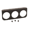 Picture of Autometer 2-1-16in Black 3-Hole Gauge Panel