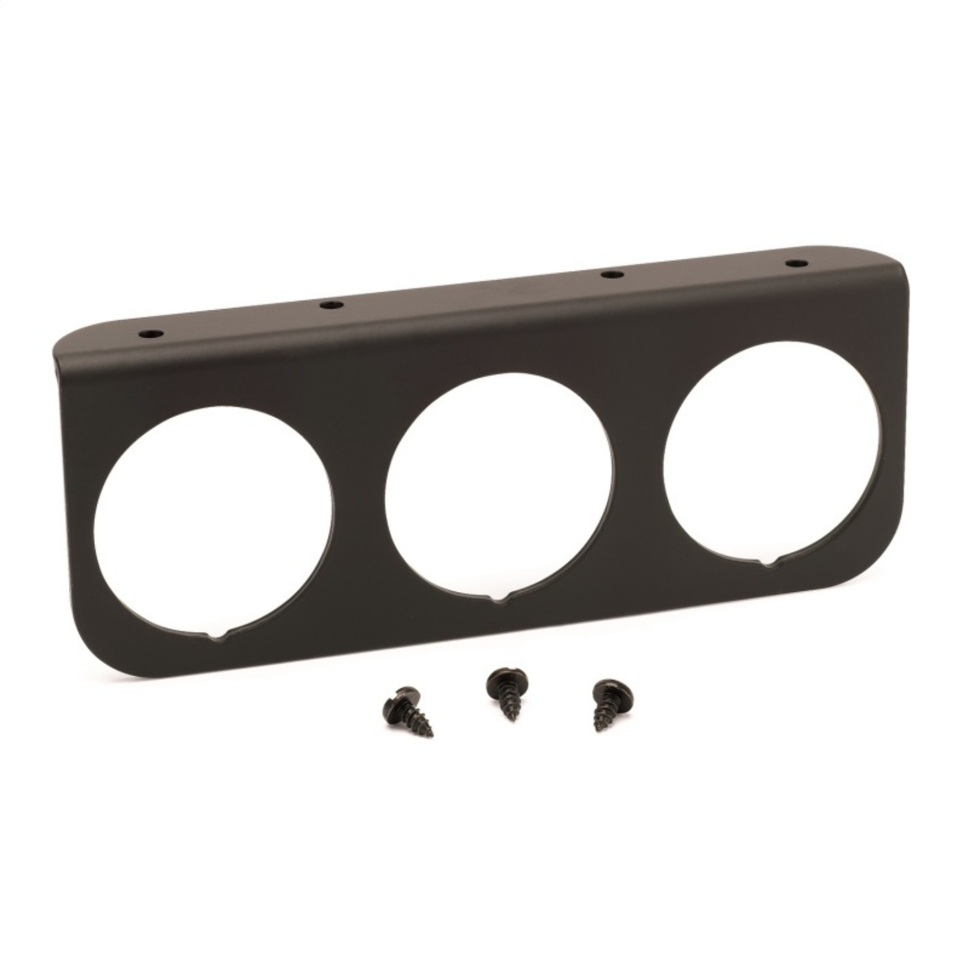 Picture of Autometer 2-1-16in Black 3-Hole Gauge Panel