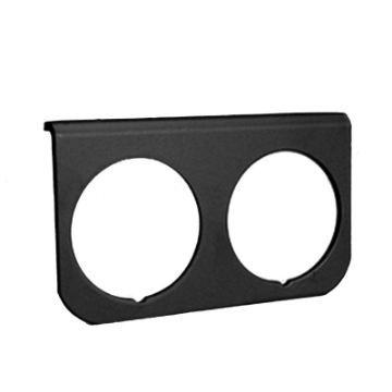 Picture of Autometer 2-1-16in Black 2-Hole Gauge Panel
