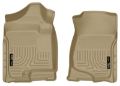 Picture of Husky Liners 07-14 Cadillac Escalade ESV-EXT Weatherbeater Tan Front Floor Liners