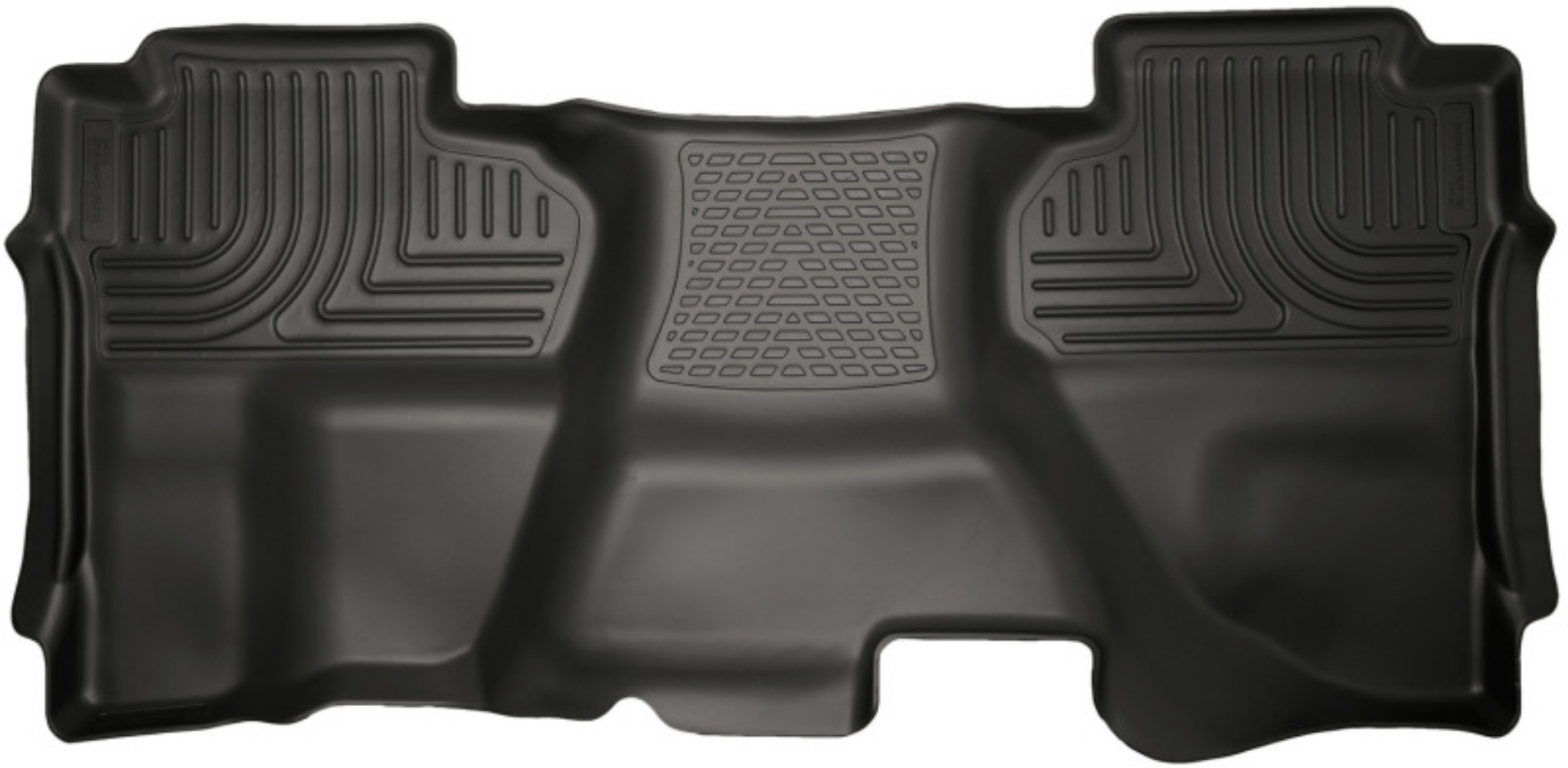 Picture of Husky Liners 14 Chevrolet Silverado-14 GMC Sierra 1500 Weatherbeater Black 2nd Seat Floor Liner