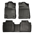 Picture of Husky Liners 13-14 Toyota Avalon Electric-Gas Weatherbeater Black Front & 2nd Seat Floor Liners