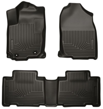 Picture of Husky Liners 15 Toyota Corolla Weatherbeater Black Front & 2nd Seat Floor Liners