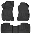 Picture of Husky Liners 14 Subaru Forester Weatherbeater Black Front & 2nd Seat Floor Liners