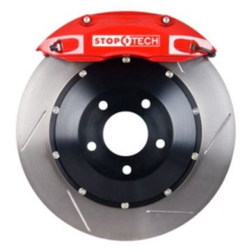 Picture of StopTech 98-06 Toyota Landcruiser Front BBK ST-40 Red Caliper 355x32mm Slotted Rotors