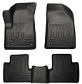 Picture of Husky Liners 14 Jeep Cherokee WeatherBeater Black Front and Second Seat Floor Liners
