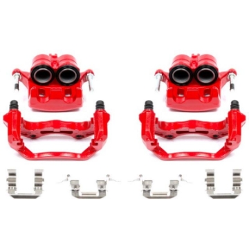 Picture of Power Stop 05-07 Infiniti G35 Front Red Calipers w-Brackets - Pair