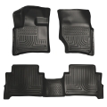 Picture of Husky Liners 07-14 Audi Q7 Weatherbeater Black Front & 2nd Seat Floor Liners