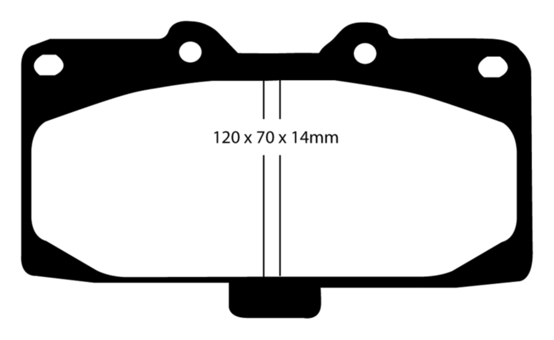 Picture of EBC 89-95 Nissan Skyline R32 2-6 Twin Turbo GT-R Bluestuff Front Brake Pads